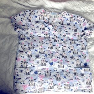 Cute Scrub Top